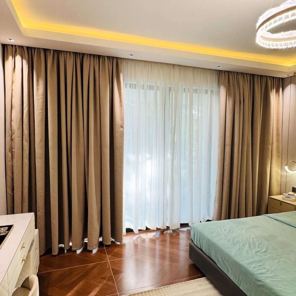 Custom curtain maker in Kenya by Kalus Top Curtains