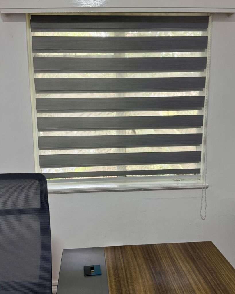 zebra blinds supply and installed by kalus top curtains and office blinds
