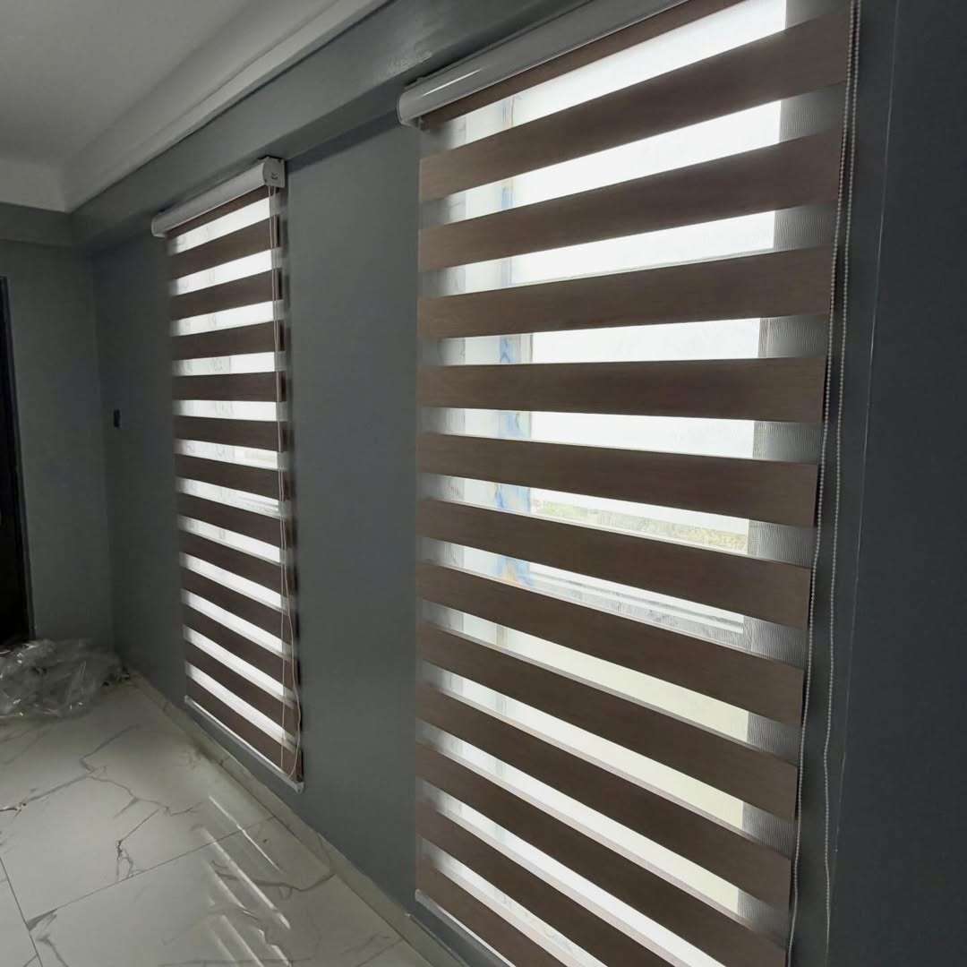 modern zebra blinds for sale with installation package complete brand new for homes and offices window blinds