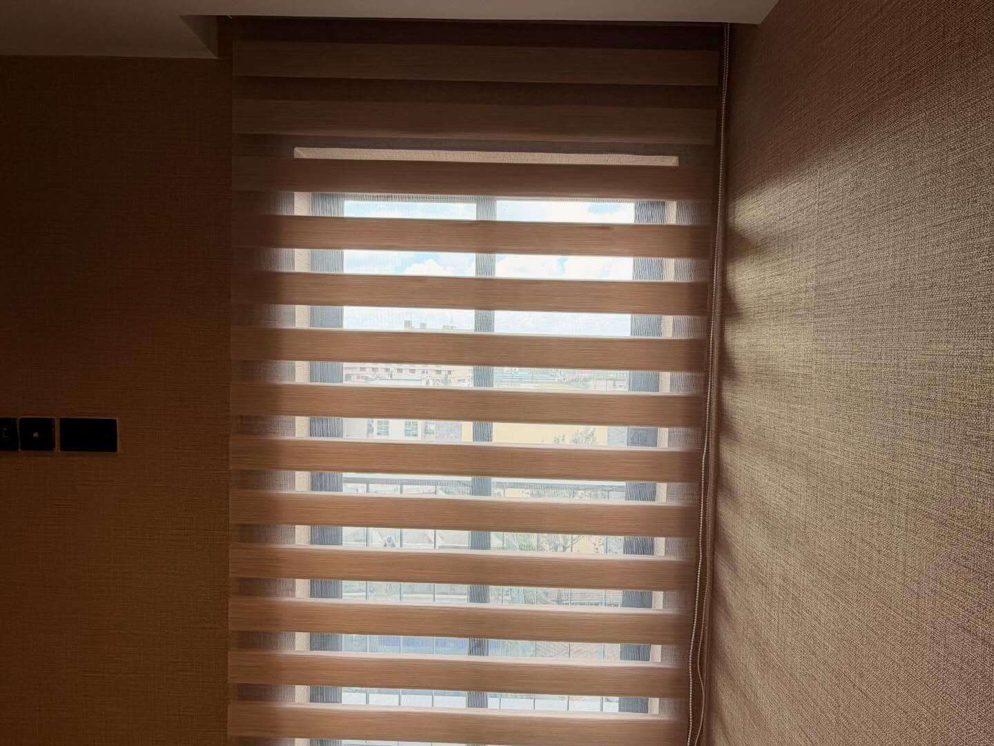 Zebra blinds done right ✨ Installed at Lady White Apartments
