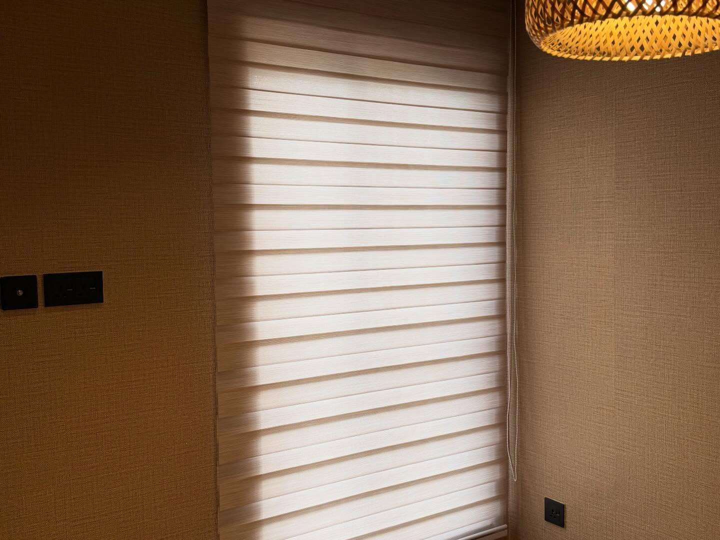 Zebra blinds done right ✨ Installed at Lady White Apartments