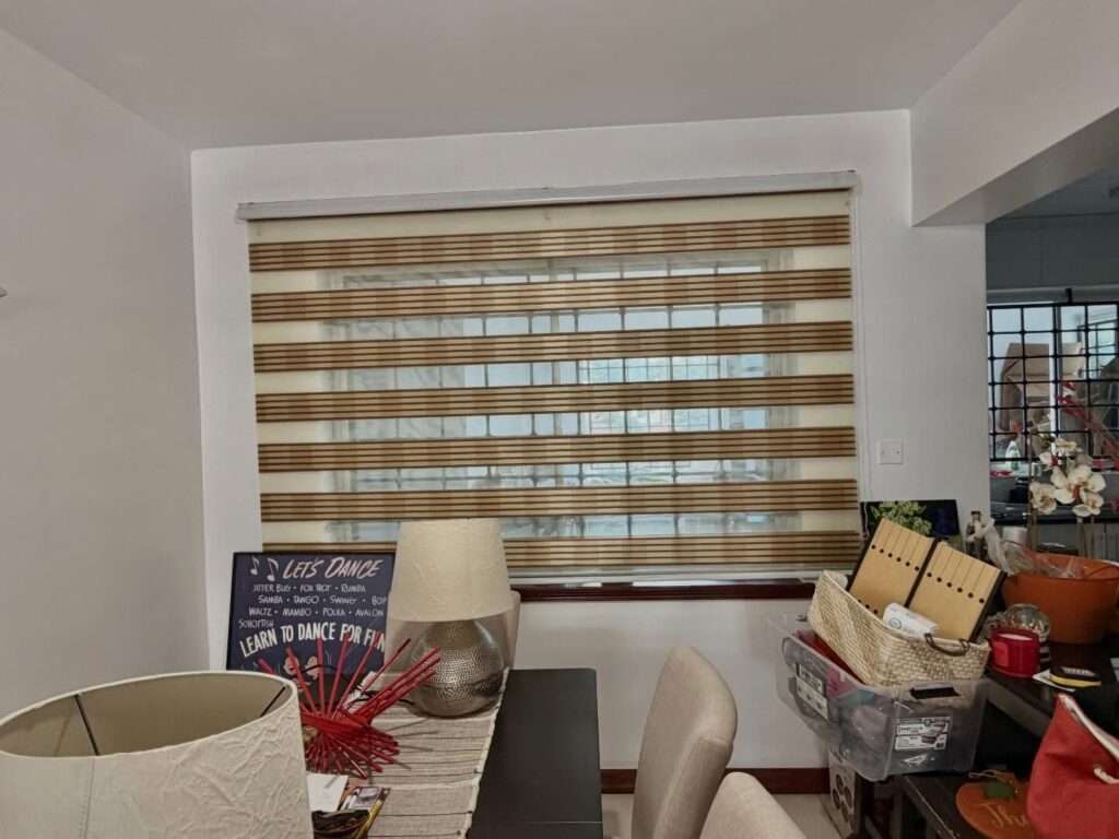 Zebra blinds done right ✨ Installed at Lady White Apartments