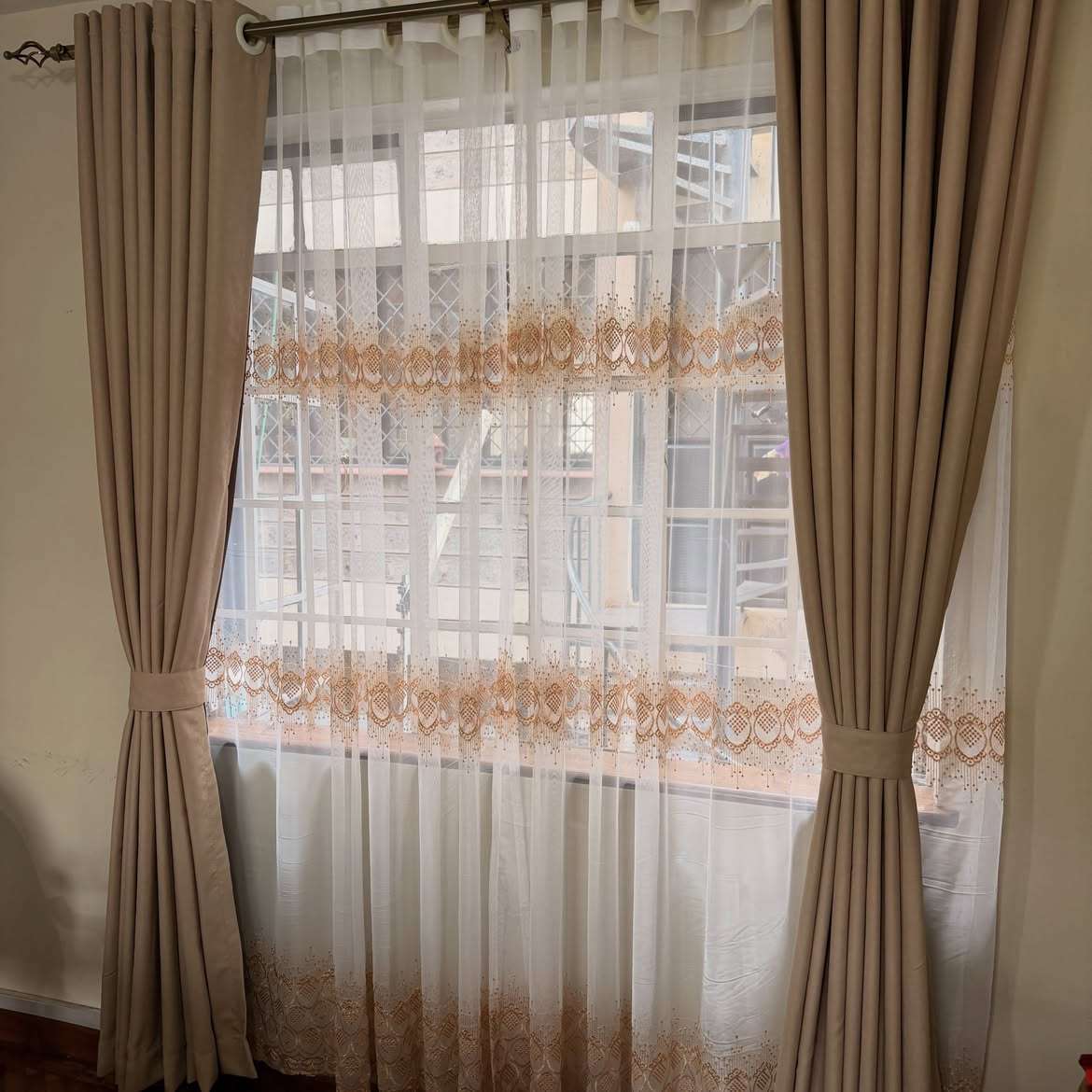 Preston Court curtains Kenya professionally installed by Kalus Top Curtains