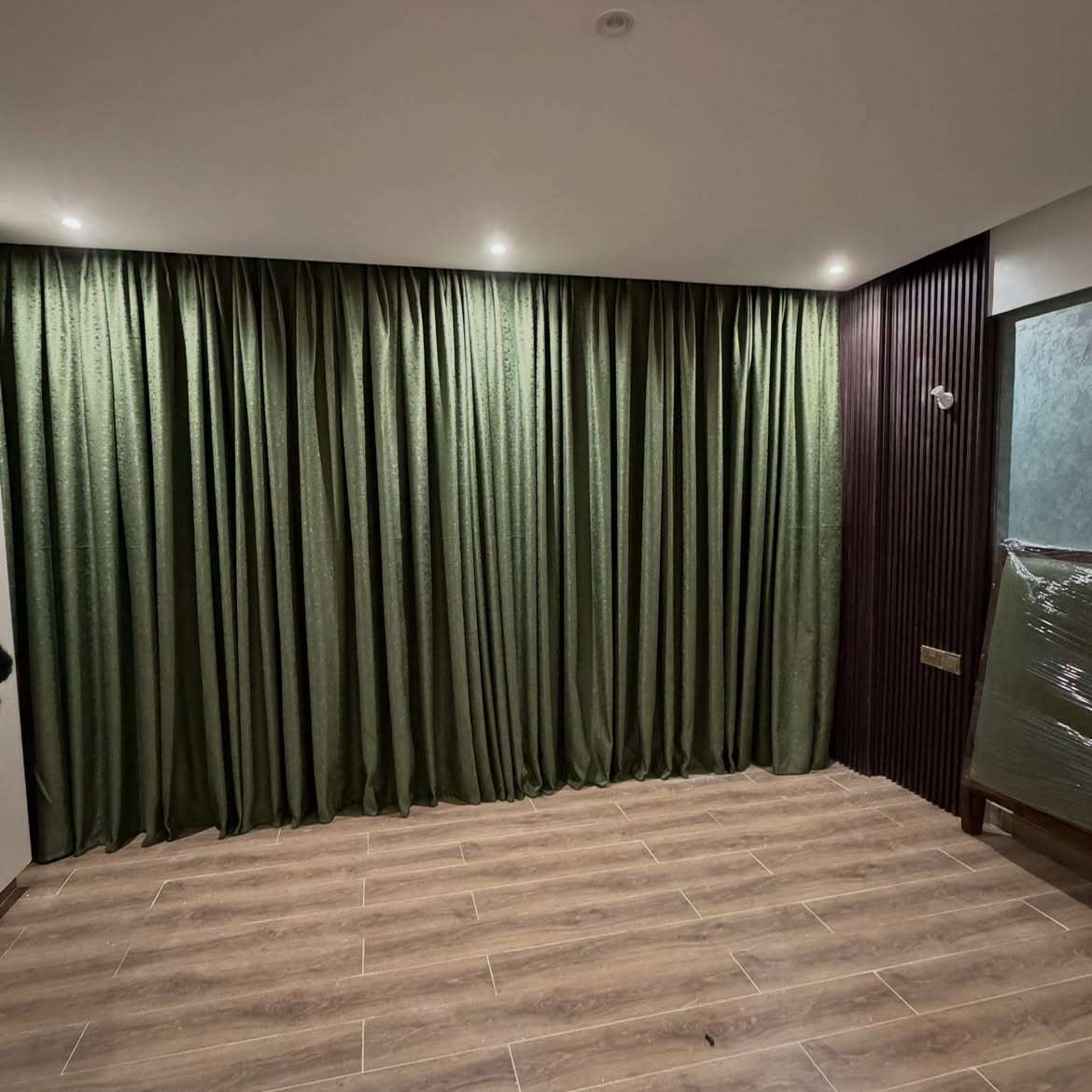 Office window curtains installed by Kalus Top Curtains in a modern corporate office in Kenya