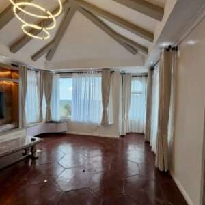 Curtains for coastal homes in Kenya featuring light fabrics and elegant window treatments